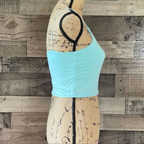 ROMWE Crop Cami Light Blue Size Small / S - Picture 2 of 7